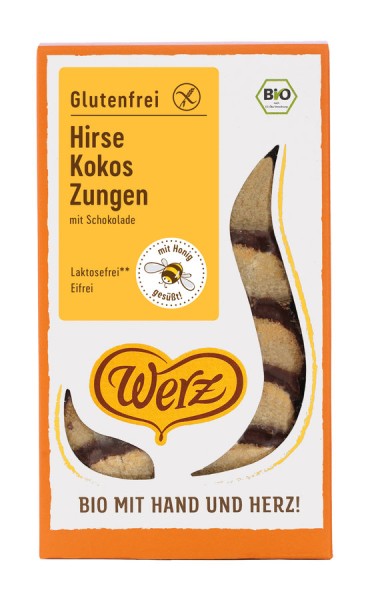 Hirse-Vollkorn-Kokos-Zungen glutenfrei, 150g