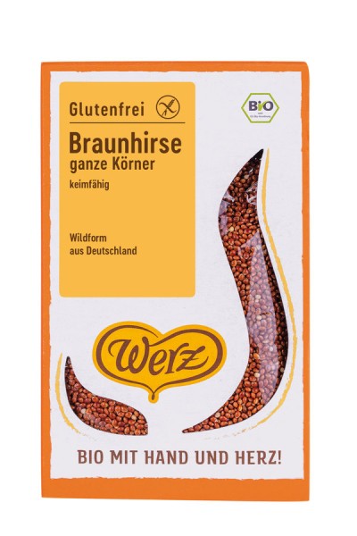 Braunhirse ganz keimfähig glutenfrei, 500g