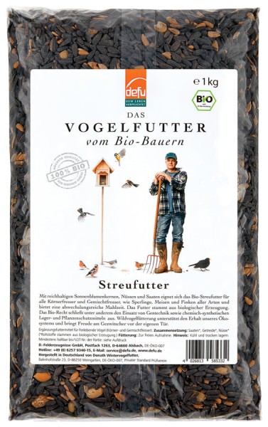 Vogelfutter DEFU Streufutter, 1kg