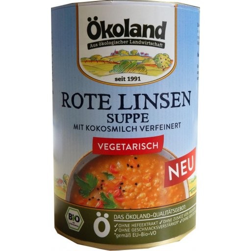 Rote Linsensuppe vegetarisch, 400g