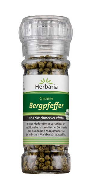 Grüner Urwaldpfeffer - Gewürzmühle, 25g