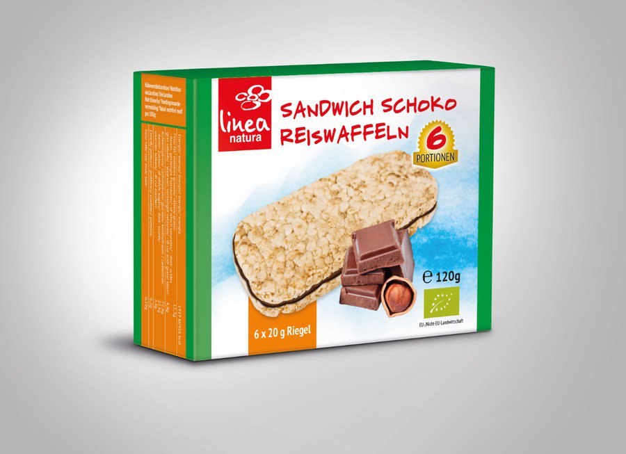 Sandwich Schoko Reiswaffeln, 120g | Kekse | Snacks | Bio für alle ...