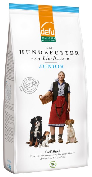 Hundefutter trocken Geflügel Junior ab 4. Monat, 3kg