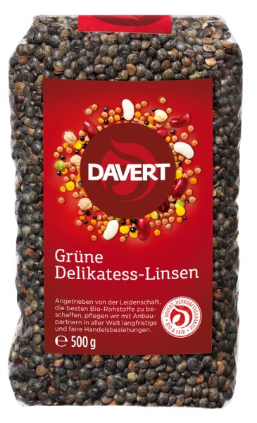 Grüne Delikatesslinsen, 500g