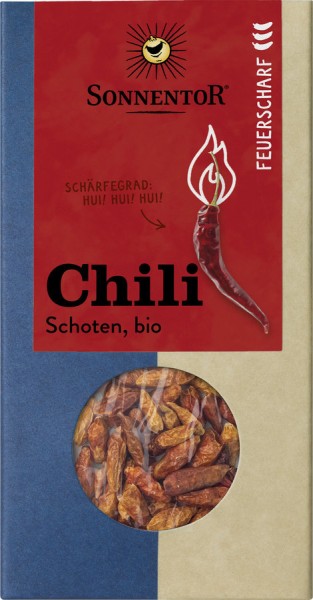 Chilischoten feuerscharf ganz, 25g