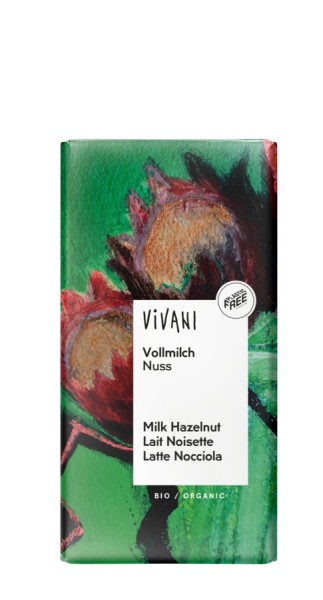 Tafel Vollmilch Nuss Schokolade, 100g