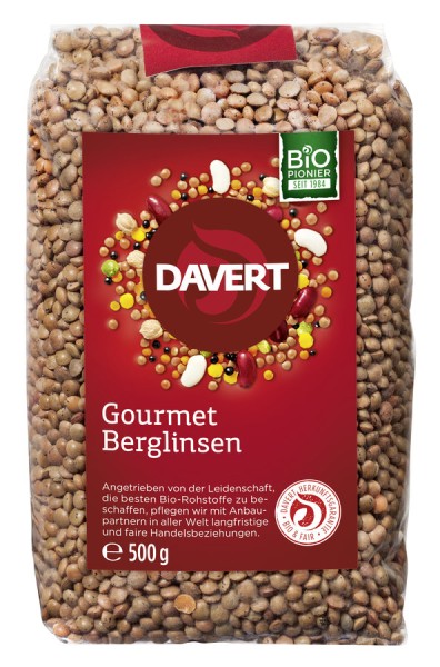 Braune Berglinsen, 500g