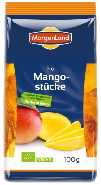 Mangostücke getrocknet, 100g