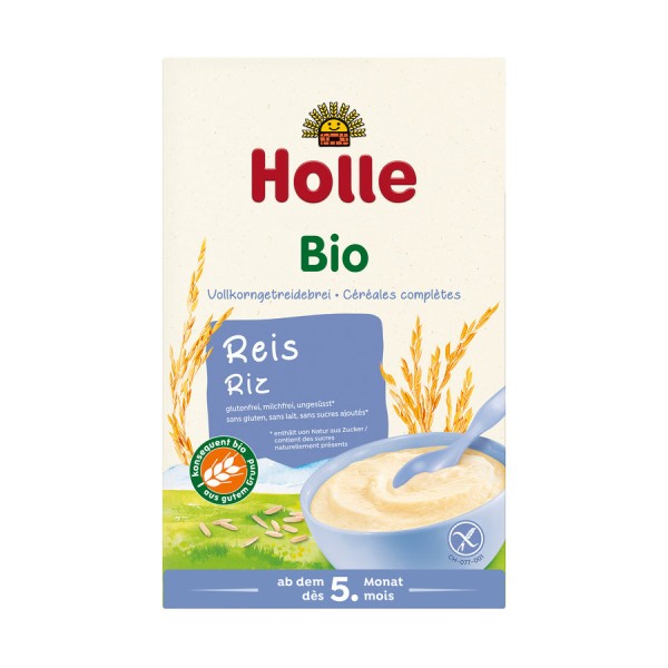 Vollkorngetreidebrei Reis glutenfrei, 250g