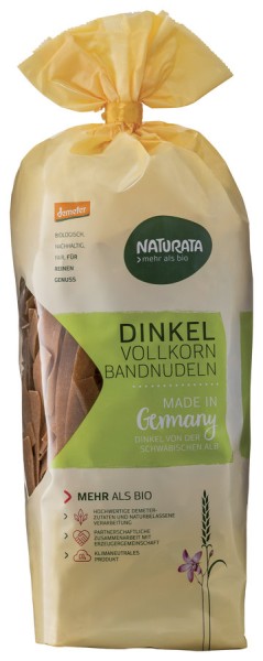 Dinkel-Vollkorn-Bandnudeln DEMETER, 500g