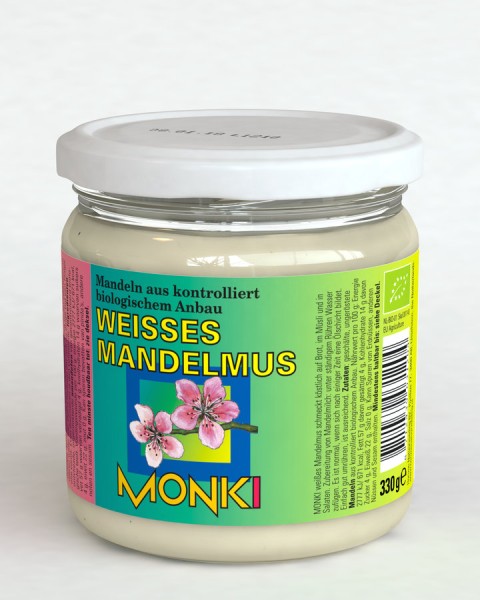 Mandelmus blanchiert weiß, 330g