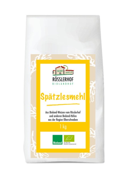 Spätzlesmehl Rösslerhof BIOLAND, 1kg