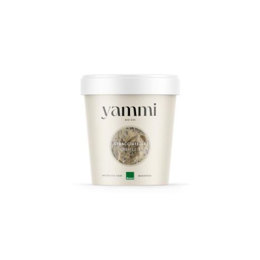 L! Familieneisbech. Stracciatella-Cremeeis BIOLAND, 450ml