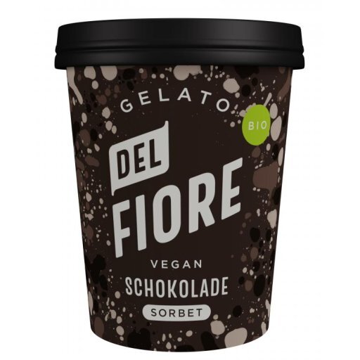 Familieneisbecher Schokolade Sorbet vegan, 500ml
