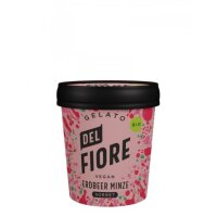 Eisbecher Erdbeere & Minze Sorbet vegan, 130ml