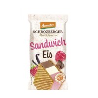 Sandwich Eis Vanille Schoko Himbeere DEMETER, 120ml