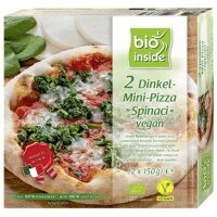 TK-Mini-Pizzen Spinaci vegan bio inside, 2x150g