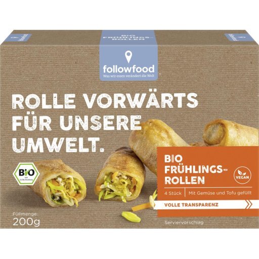 L! TK-Frühlingsrollen Gemüse-Tofufüllung, 200g