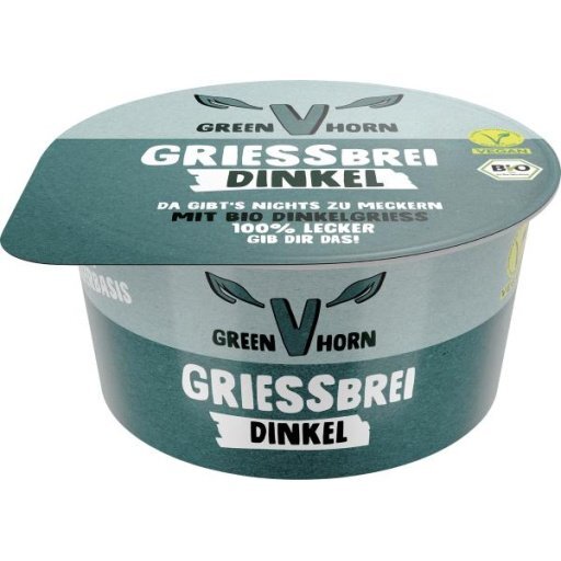 Greenhorn veganer Griessbrei Dinkel, 150g