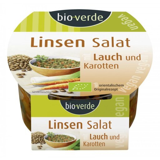 Linsen-Salat mit Lauch und Karotte vegan, 125g