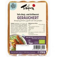 Tofu Brat- und Grillwurst geräuchert 4St, 250g