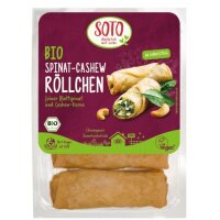 Spinat-Cashew-Röllchen im Dinkelteig vegan 4St, 200g