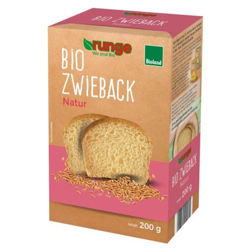 Vollkornzwieback Natur, 200g