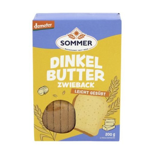 Dinkel Butter-Zwieback DEMETER, 200g