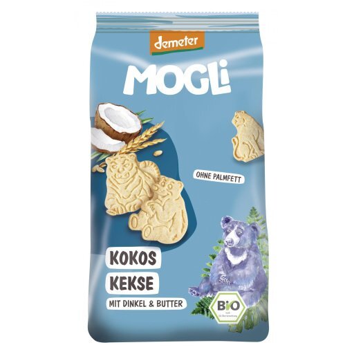 Kokos-Kekse mit Dinkel und Butter DEMETER, 125g