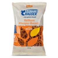 Vollkorn Knusper Brezeln aus Weizen, 125g