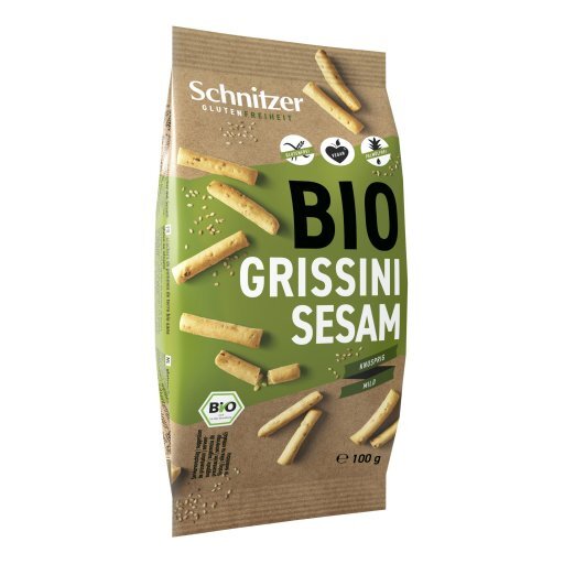 Grissini Sesam glutenfrei vegan, 100g