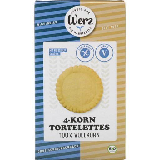 L! 4-Korn Vollkorn Tortelettes glutenfrei, 6Stück