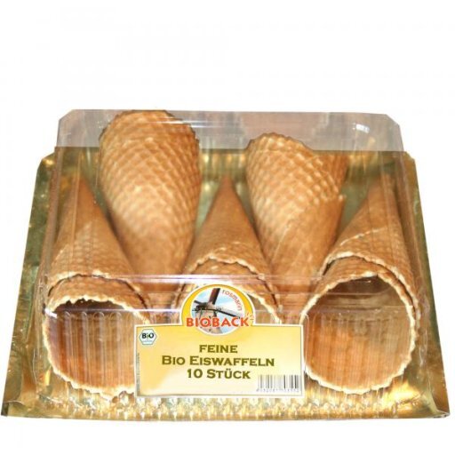 Eiswaffel-Hörnchen mit Vollkornmehl, 10Stück