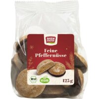 Pfeffernüsse mit Zartbitterfuß vegan, 125g