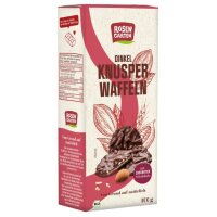 Dinkel Knusperwaffeln Zartbitter, 100g
