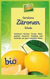 Zitronenschalen gerieben, 11g