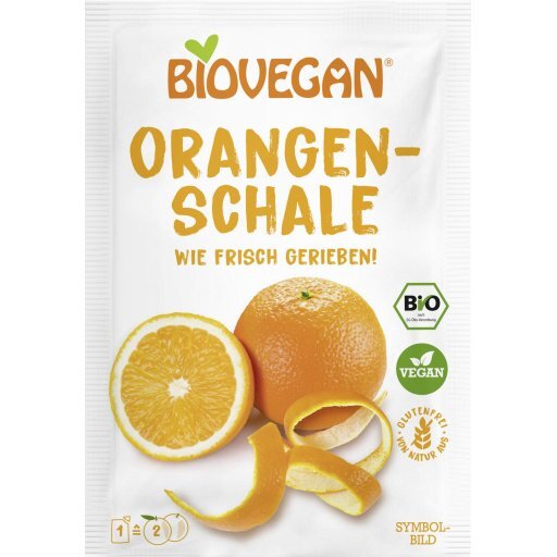 Orangenschale gerieben glutenfrei, 9g