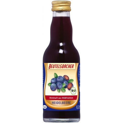 Heidelbeersaft naturtrüb, 0.2l