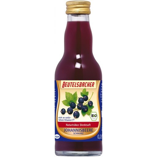 Johannisbeersaft schwarz naturtrüb, 0.2l