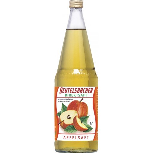 Apfelsaft klar aus Streuobst ohne BIO-Zertifikat, 1.0l