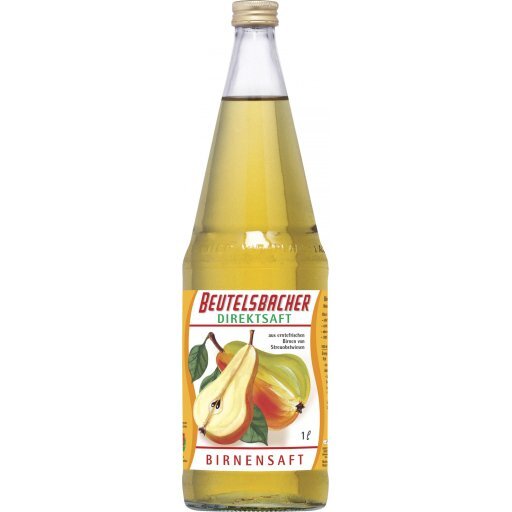 Birnensaft klar aus Streuobst ohne BIO-Zertifikat, 1.0l