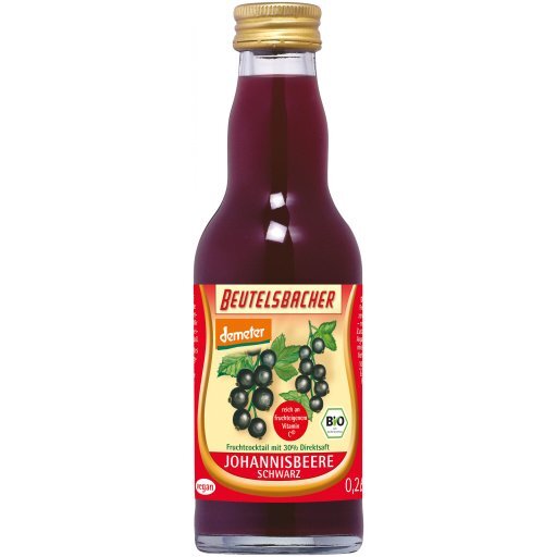 Fruchtcocktail Schwarze Johannisbeere DEMETER, 0.2l