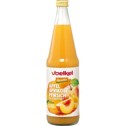 Apfel-Aprikosen-Pfirsichsaft DEMETER, 0.7l