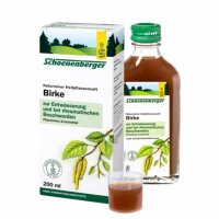 Naturreiner Heilpflanzensaft Birkenblätter, 200ml