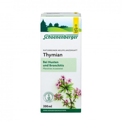 Naturreiner Heilpflanzensaft Thymian, 200ml