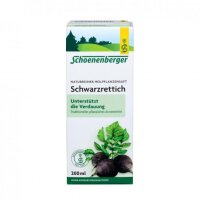 Naturreiner Heilpflanzensaft Schwarzrettich, 200ml