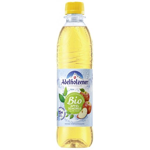 Adelholzener Apfel-Schorle NATURLAND - PET, 0.5l