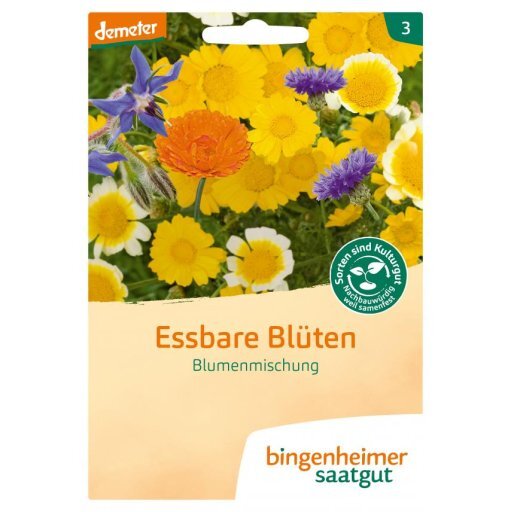 Blumenmischung Essbare Blüten, Tüten