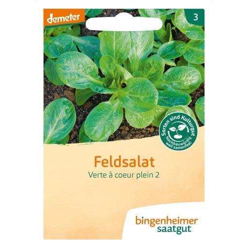 Feldsalat vert á coeur plein, Tüten