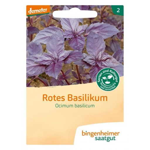 Basilikum rot, Tüten